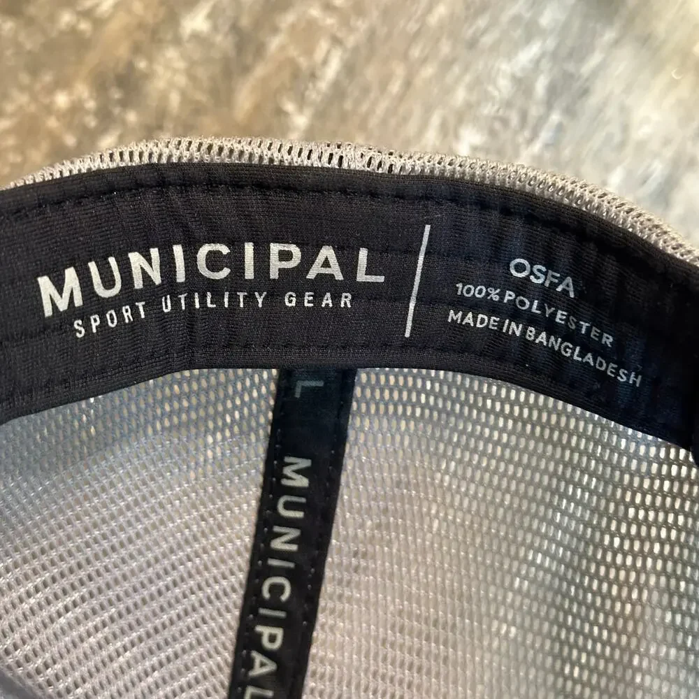Municipal Sport Utility Gear Mesh Performance Trucker Hat Adjustable SnapBack